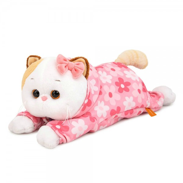 Budi Basa Игрушка   Кошечка Ли - Ли в комбинезоне с принтом цветочек/мягкая, 24 см LKl24-003 Россия