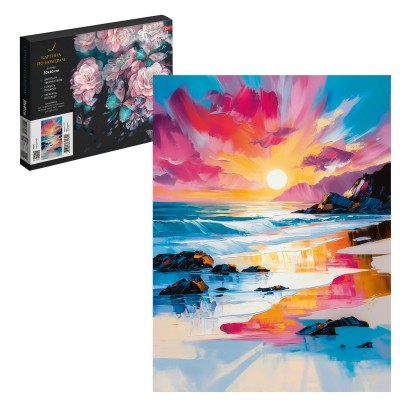 Картина по номерам холст на подрамнике 30х40 Море 20 цветов 71251 Феникс