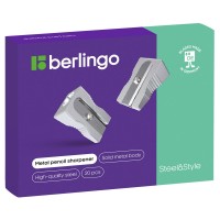 Точилка металлическая 1 отверстие Steel&Style BBp_15010 Berlingo 247384 Точилка металлическая 1 отверстие Steel&Style BBp_15010 Berlingo 247384