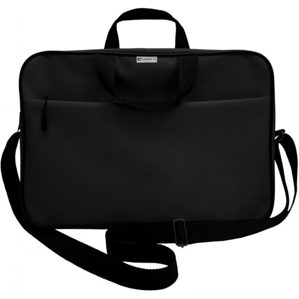 Папка портфель А4 39х27х8см с ручками, 1 отделение, на молнии, черный DC0032-BK Lamark  128/7088951