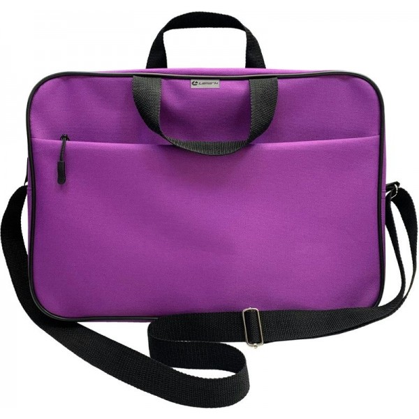 Папка портфель А4 39х27х8см с ручками, 1 отделение, на молнии, фиолетовый DC0032-VL Lamark  128/7088952