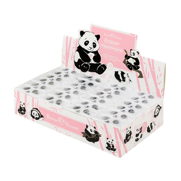 Ластик резиновый Happy Панда 42-0083 Bruno Visconti 24/720