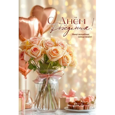 Праздник/Откр. С Днем рождения! Минут волшебных.../50001909/