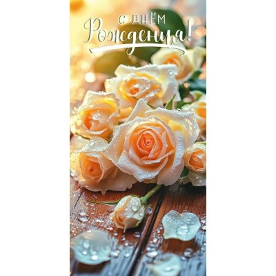 Праздник/Конверт для денег. С Днем рождения!/50001954/