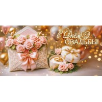 Праздник/Конверт для денег. С Днем Свадьбы!/50002060/