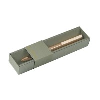 Ручка подарочная шариковая, поворотный механизм Torino синяя 1мм корпус розовое золото нержавеющая сталь, футляр 20-0382-10/3 Bruno Visconti