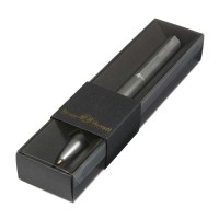 Ручка подарочная шариковая, поворотный механизм Torino синяя 1мм корпус серебро нержавеющая сталь, футляр 20-0382-06/5 Bruno Visconti