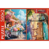 Рыжий кот Пазл 500 Набор пазлов 2 в 1. Любимые виды П500-8806 Россия Рыжий кот Пазл 500 Набор пазлов 2 в 1. Любимые виды П500-8806 Россия