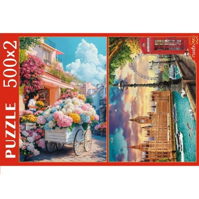 Рыжий кот Пазл 500 Набор пазлов 2 в 1. Любимые виды П500-8806 Россия Рыжий кот Пазл 500 Набор пазлов 2 в 1. Любимые виды П500-8806 Россия