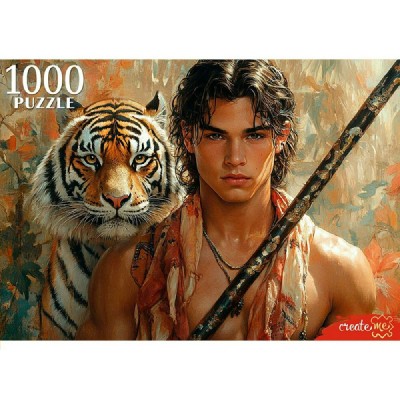 Рыжий кот Пазл 1000 Юноша и тигр П1000-1967 Россия Рыжий кот Пазл 1000 Юноша и тигр П1000-1967 Россия