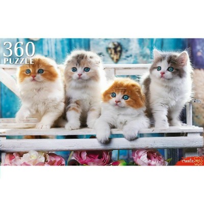 Рыжий кот Пазл 360 Четыре котенка ШТП360-4700 Россия Рыжий кот Пазл 360 Четыре котенка ШТП360-4700 Россия