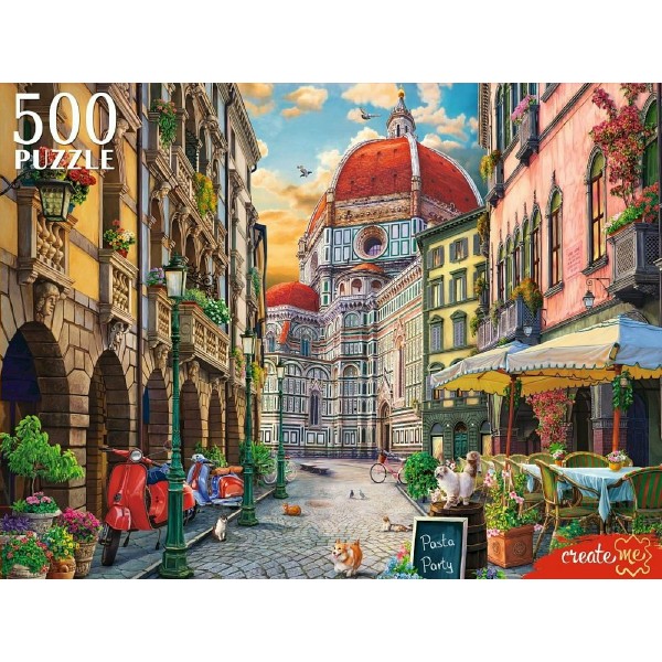 Рыжий кот Пазл 500  Красивая Флоренция Ф500-6630 Россия