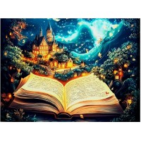 Картина по номерам холст на подрамнике 30х40 Книга сказок 30 цветов ХК-3902 Рыжий кот Картина по номерам холст на подрамнике 30х40 Книга сказок 30 цветов ХК-3902 Рыжий кот