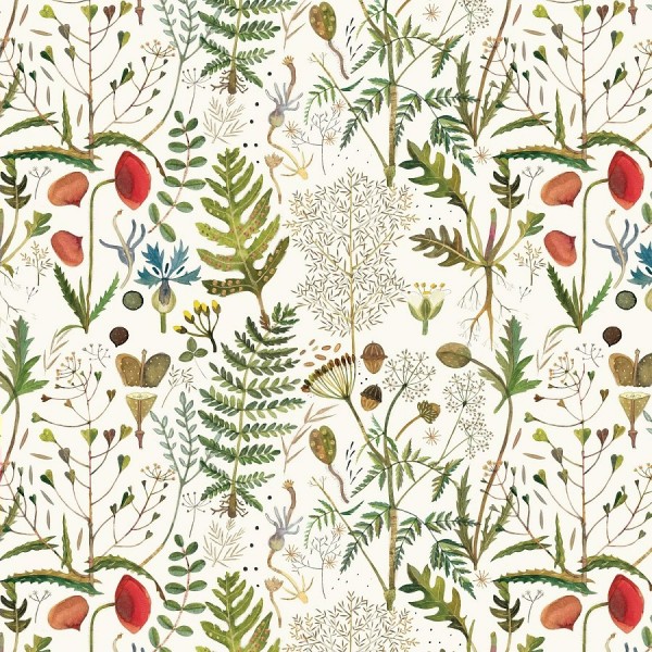 Bruno Visconti/Бумага упаковочная  Flora Луговые травы, 70 х100 см/2-811/01/