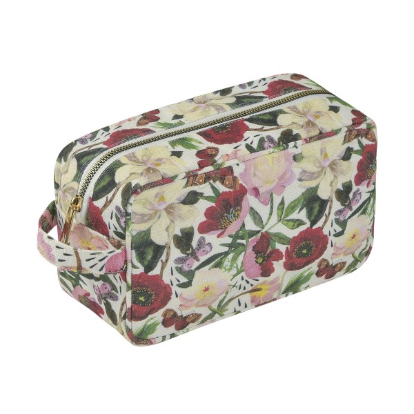 Косметичка текстиль 1 отделение 23х14х10см Flora Пионы 14-093/03 Bruno Visconti 3/144