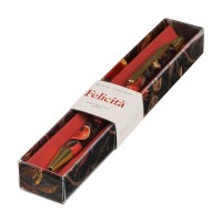 Ручка подарочная шариковая, автоматическая Flora Гранат синяя 0,7мм металлический корпус 20-0263/25 Bruno Visconti 6/180