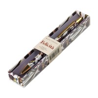 Ручка подарочная шариковая, автоматическая Flora Ирисы синяя 0,7мм металлический корпус 20-0263/31 Bruno Visconti 6/180