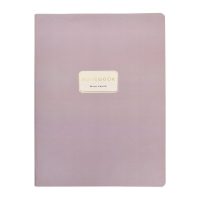 Тетрадь 60 листов В5 179х250 клетка Monocolor пыльная роза моранди, матовая ламинация софт-тач, фольга золото, 70г/м2 7-60-1386/04 Bruno Visconti 20/80