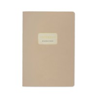 Тетрадь 40 листов А5 клетка Monocolor миндальный бежевая бумага, 70г/м2 7-40-1366/19 Bruno Visconti 24/144