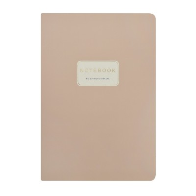 Тетрадь 40 листов А5 клетка Monocolor миндальный бежевая бумага, 70г/м2 7-40-1366/19 Bruno Visconti 24/144