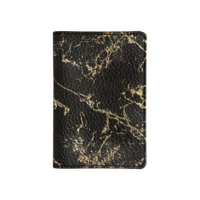 Обложка для паспорта 138х97мм Carrara Black кожзам 3-620/11 Bruno Visconti 6/24