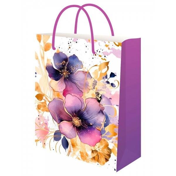 Миленд/Пакет бумажный ламинированный. Орхидея 180 х 230 х 100/ППК-2748/