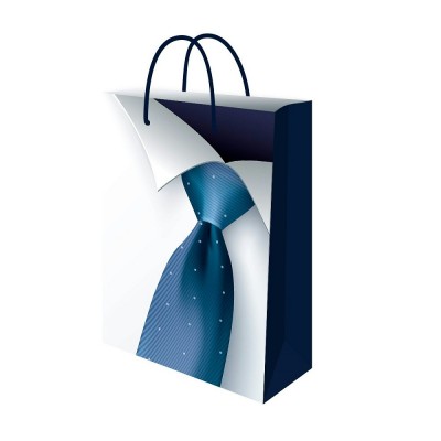 Миленд/Пакет бумажный ламинированный. Галстук 140 х 200 х 65/ППК-2738/