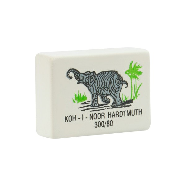 Ластик каучук Elephant 26х19х8мм цветной 300/80 0300080018KDRU Koh-I-Noor 80/640 001467