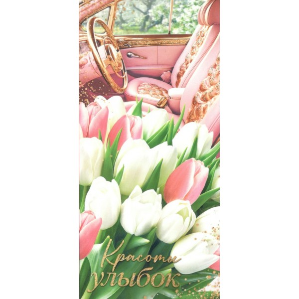 Мир открыток/Конверт для денег. Красоты улыбок/2-16-8117/