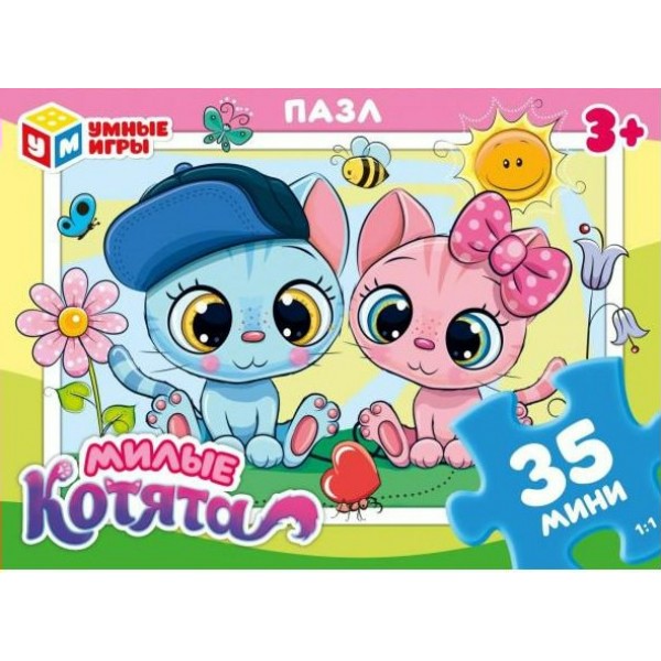 Умные игры Пазл-Мини 35  Милые котята  Россия