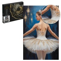 Картина по номерам холст на подрамнике 30х40 Балерина 20 цветов, с кристаллами 71291 Феникс Картина по номерам холст на подрамнике 30х40 Балерина 20 цветов, с кристаллами 71291 Феникс