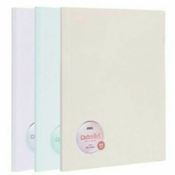 Папка 60 вкладышей A4 Colorful антистатичные вкладыши  Deli 12/48 EF921