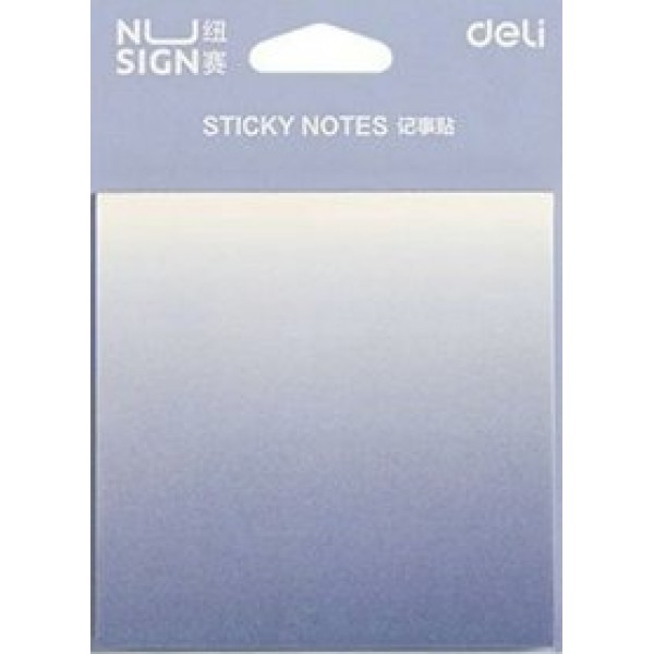 Блок клей 74х74 60 листов Nusign эффект градиента, фиолетовый  Deli 36/288 ENS357-PP