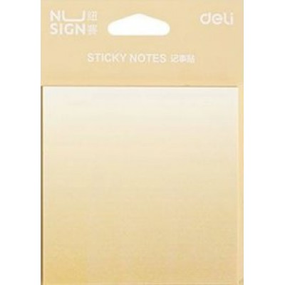 Блок клей 74х74 60 листов Nusign эффект градиента, желтый Deli 36/288 ENS357-YL Блок клей 74х74 60 листов Nusign эффект градиента, желтый Deli 36/288 ENS357-YL