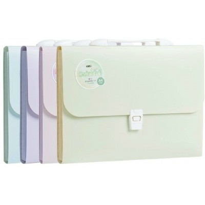 Папка портфель А4 7 отделений Colorful ассорти Deli 12/48 EF612 Папка портфель А4 7 отделений Colorful ассорти Deli 12/48 EF612