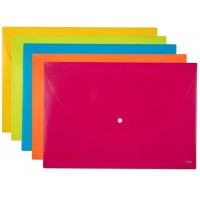 Папка конверт на кнопке А4 Rio ассорти Deli 10/200 EF10202 Папка конверт на кнопке А4 Rio ассорти Deli 10/200 EF10202