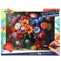 Картина по номерам холст на подрамнике 40х50 Букет CANV40X50-115973 МультиАрт