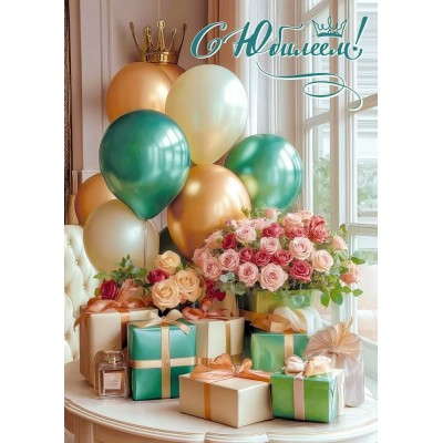 Праздник/Открытка С Юбилеем!/50001887/ Праздник/Открытка С Юбилеем!/50001887/