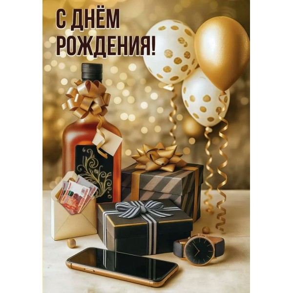 Праздник/Открытка С Днем рождения!/50001915/