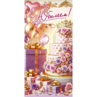 Праздник/Конверт для денег. С Юбилеем!/50001998/