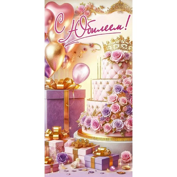 Праздник/Конверт для денег. С Юбилеем!/50001998/