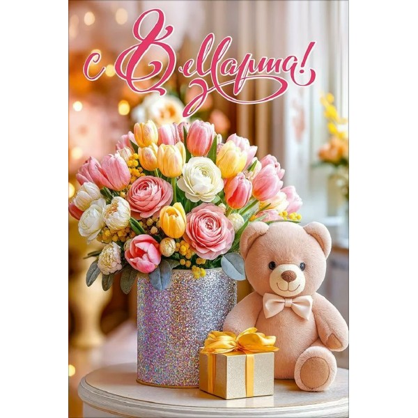 Праздник/Открытка С 8 Марта!/50002308/