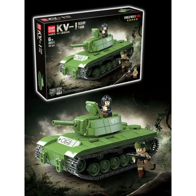 NoName Игрушка 461  Конструктор. Танк в бою 461 деталь KNS2147 Китай