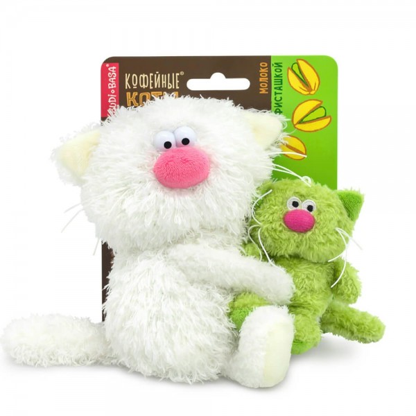Budi Basa Игрушка  КофКот Сиропчики. Кот молоко с фисташкой, мягкая, 12 см CCat12-23 Россия