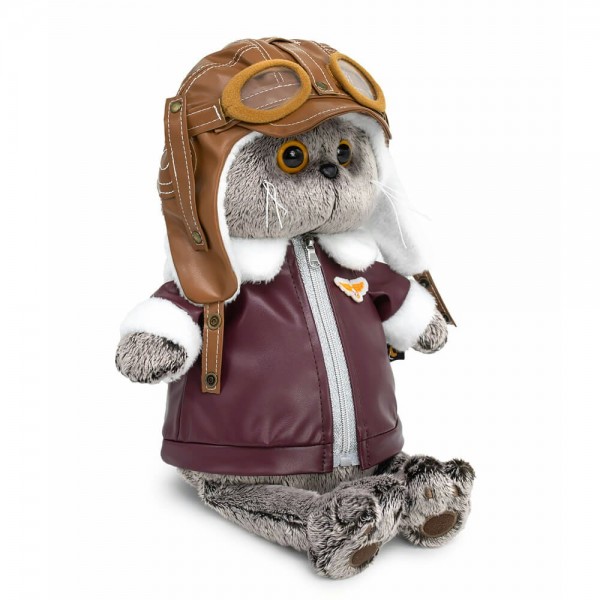 Budi Basa Игрушка   Кот Басик Авиатор мягкая, 22 см Ks22-294 Россия