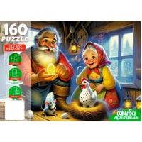 Рыжий кот Пазл 160 ОживиМульт Курочка ряба, 7 серия П160-3551 Россия