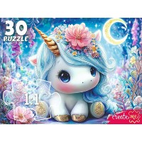 Рыжий кот Пазл 30  Чудный единорог ПУ30-3183 Россия