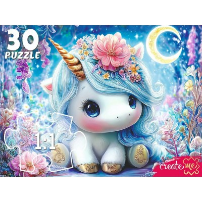 Рыжий кот Пазл 30  Чудный единорог ПУ30-3183 Россия