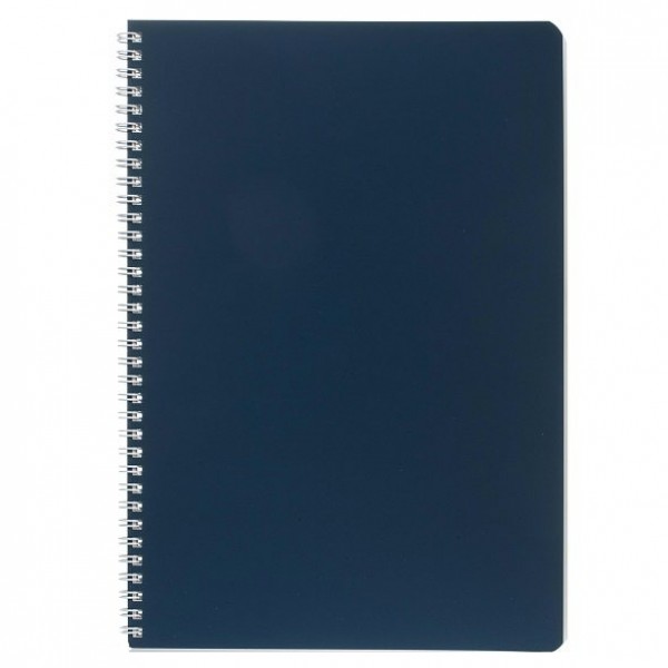 Тетрадь 96 листов А4 клетка, гребень SoloMatte Сапфир, перфорация на отрыв, ламинация софт-тач, 60-65г/м2 96Т4лВ1гр Хатбер 2/24 092883