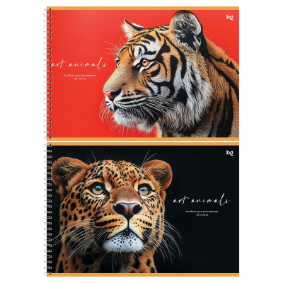 Альбом 32 листа для рисования А4 гребень Художественные животные 100г/м2 АР4гр32 08632 BG 4/28 378702 Альбом 32 листа для рисования А4 гребень Художественные животные 100г/м2 АР4гр32 08632 BG 4/28 378702